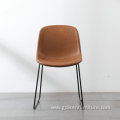 Modern simple design restaurant metal dining table chair